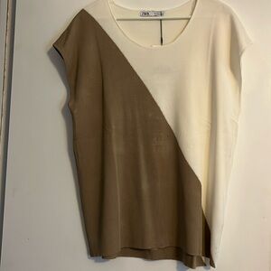 Zara brand new oversized top